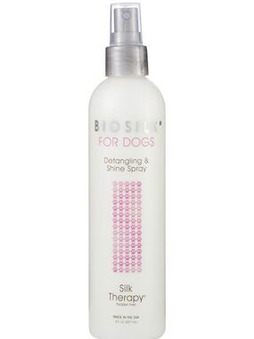 NEW BioSilk FOR DOGS Detangling & Shine Spray | 8 oz Silk Therapy Spray